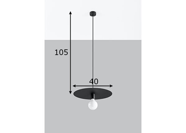 Sollux piekaramais gaismeklis Flavio cena un informācija | Piekaramās lampas | 220.lv