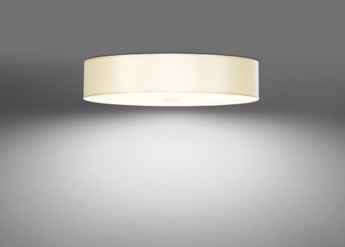 Sollux griestu lampa Skala, balta, 60 cm цена и информация | Griestu lampas | 220.lv