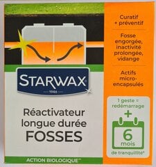 Līdzeklis septiskās tvertnes apkopei Starwax 639, 450 g - 4 mēneši cena un informācija | Mikroorganismi, baktērijas | 220.lv