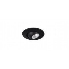 MAXLIGHT H0105 OPRAWA WPUSTOWA MAX YUCA ROUND TILTED BLACK 3W цена и информация | Потолочные светильники | 220.lv