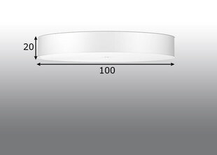 Sollux griestu lampa Skala 100 cena un informācija | Griestu lampas | 220.lv