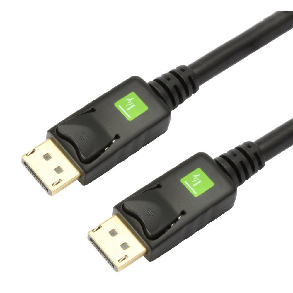 Techly Monitor cable DisplayPort/DisplayPort, M/M, black, 3m cena un informācija | Kabeļi un vadi | 220.lv