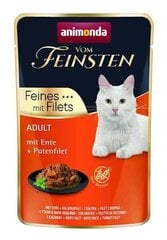 Animonda Vom Feinsten Duck mitrā kaķu barība ar pīles garšu, 85 g cena un informācija | Animonda Zoo preces | 220.lv