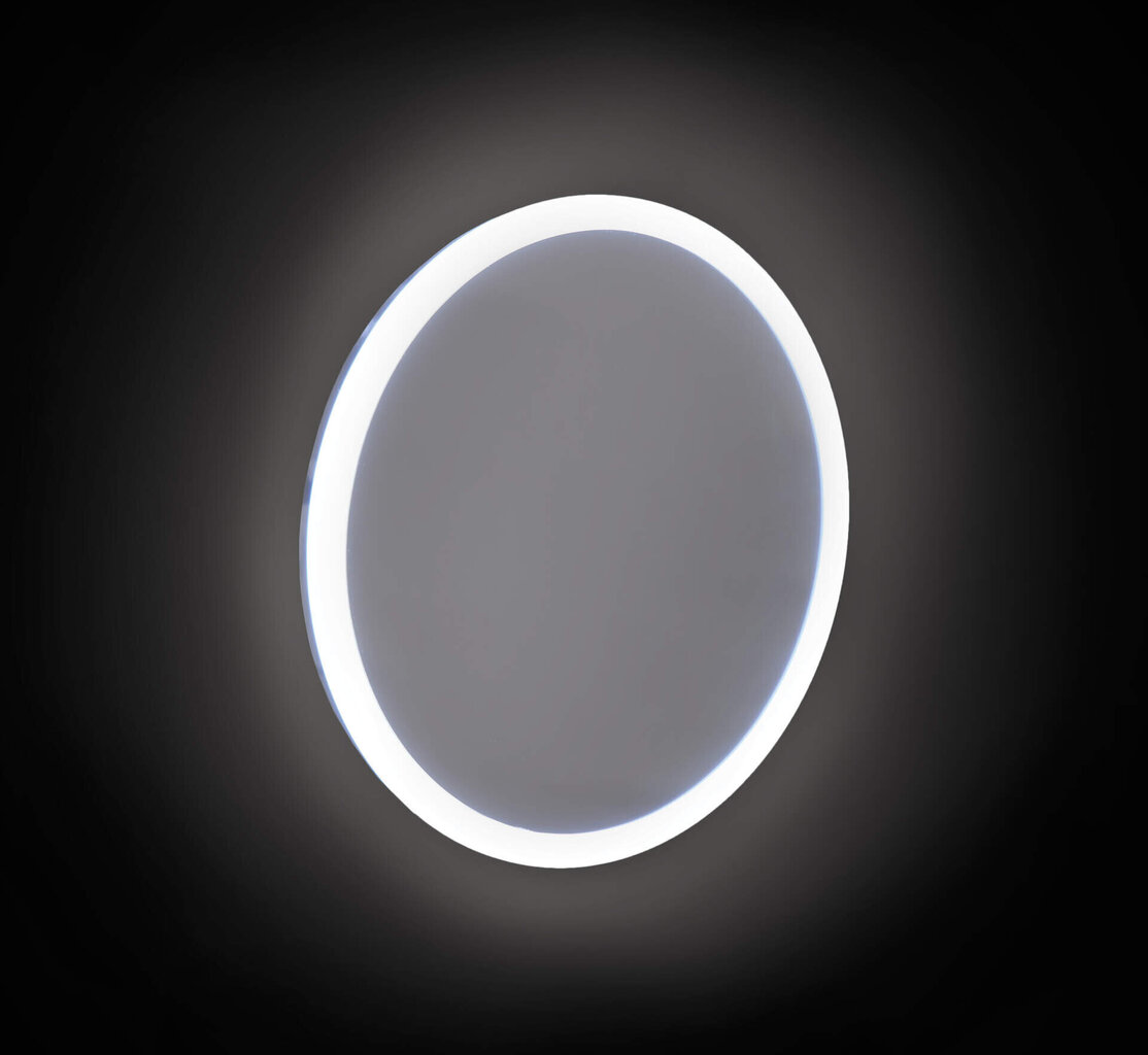 Magnētiskais spogulis ar LED Deante Round ADR_0821, Chrome цена и информация | Vannas istabas aksesuāri | 220.lv