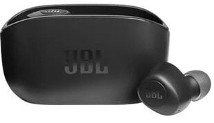 Беспроводные наушники JBL Wave 100TWS, черные цена и информация | Наушники | 220.lv