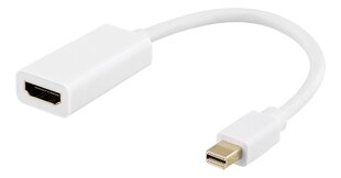 Deltaco 00110025, Mini DP/HDMI, 0.2 m cena un informācija | Adapteri un USB centrmezgli | 220.lv