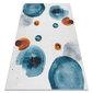 ANDRE 1112 mazgāšanas paklājs Abstrakcija pretslīdēšana - balts / zils cena un informācija | Paklāji | 220.lv