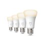 Viedās LED spuldzes Philips Hue E27 9W 800lm, 4 gab. цена и информация | Spuldzes | 220.lv