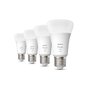 Viedās LED spuldzes Philips Hue E27 9W 800lm, 4 gab. cena un informācija | Spuldzes | 220.lv