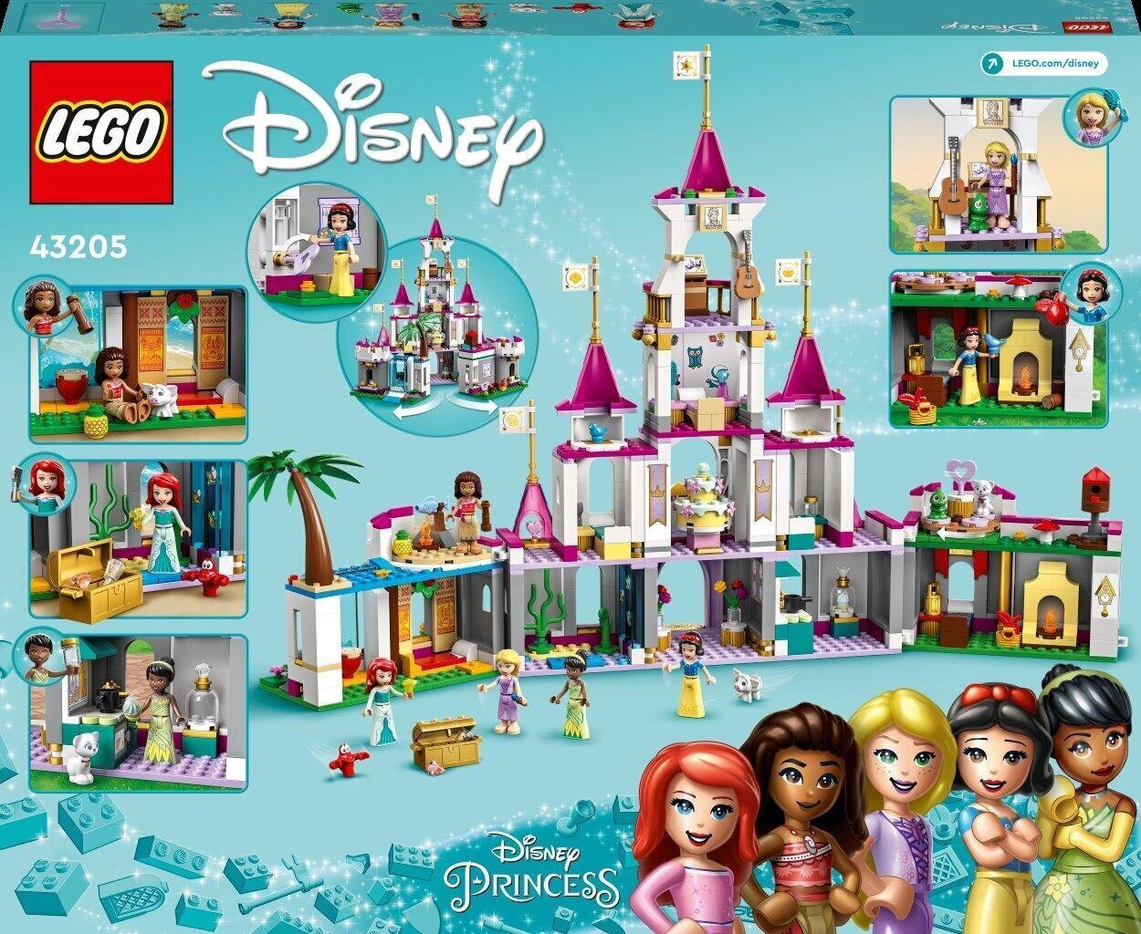 43205 LEGO® | Disney Princess Nepārspējama piedzīvojumu pils cena un informācija | Konstruktori | 220.lv