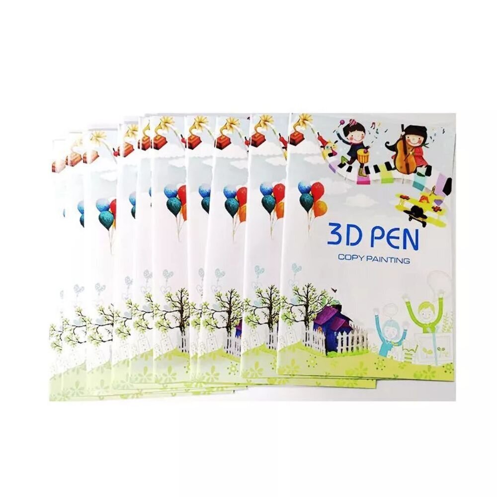 Trafaretu grāmata zīmēšanai ar 3D pildspalvu cena un informācija | Smart ierīces un piederumi | 220.lv