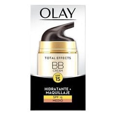 Mitrinošs Krēms ar Krāsu Total Effects Bb Cream Olay Spf 15 (50 ml) cena un informācija | Sejas krēmi | 220.lv