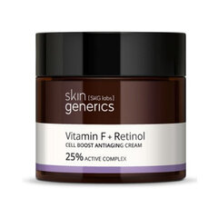 Atjaunojošs pretgrumbu krēms Skin Generics Retinola F vitamīns (50 ml) cena un informācija | Sejas krēmi | 220.lv