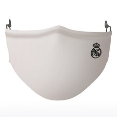 Atkārtoti lietojama auduma higiēnas maska Real Madrid C.F. Bērnu Balts cena un informācija | Pirmā palīdzība | 220.lv