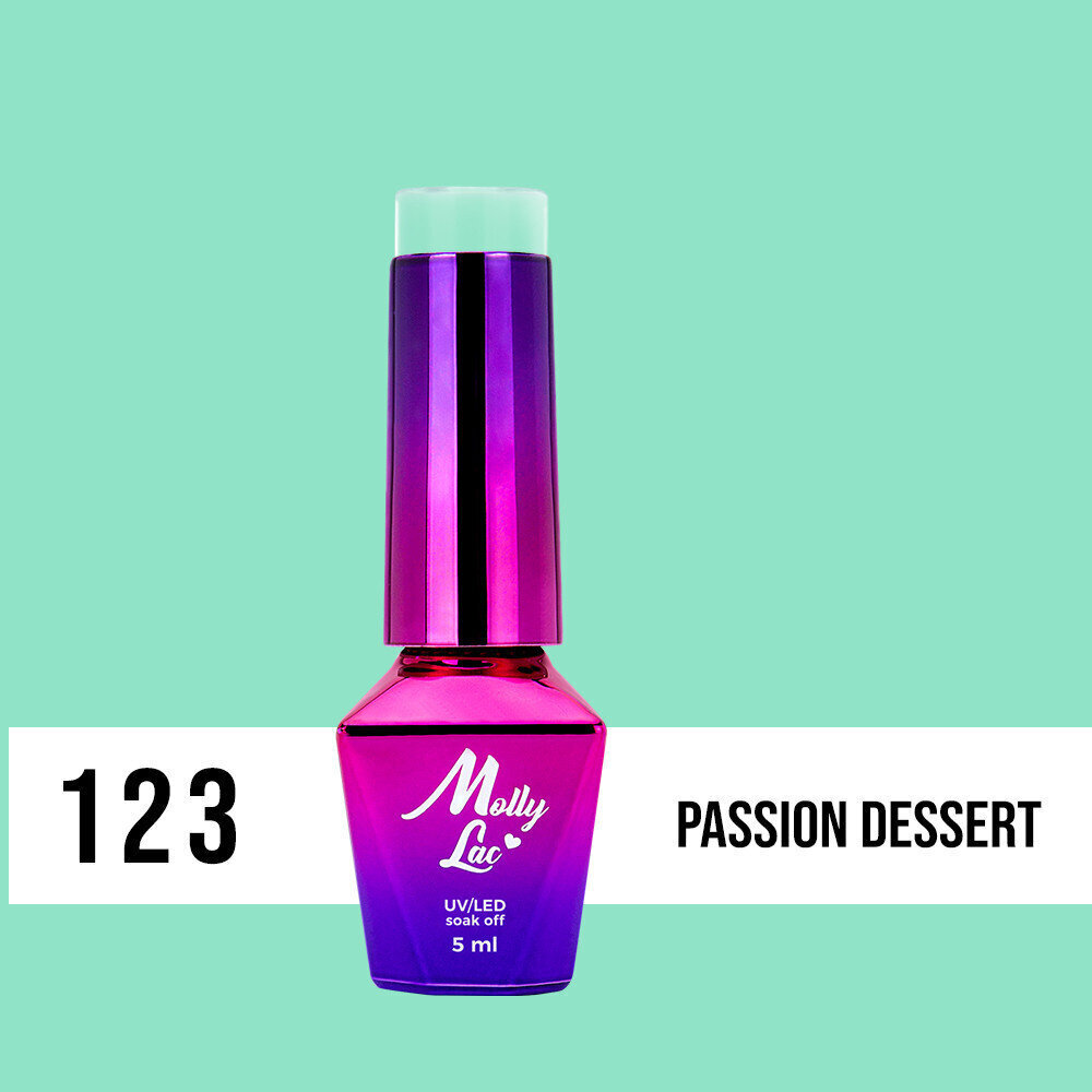 Gel lakas Molly Lac - Yoghurt Passion Dessert 5ml Nē 123 cena un informācija | Nagu lakas, stiprinātāji | 220.lv
