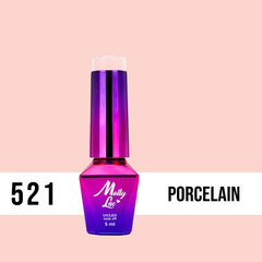 Gel lakas Molly Lac - I’M THE NUDELOVER Porcelain 5ml Nē 521 cena un informācija | Nagu lakas, stiprinātāji | 220.lv