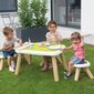 Balts un zils istabas vai dārza krēsls ar atzveltni, SMOBY цена и информация | Bērnu krēsliņi un bērnu galdiņi | 220.lv