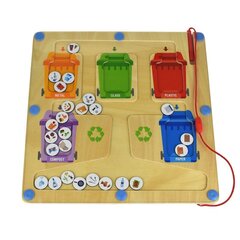 Магнитная игра-сортер "Сортировка мусора", Tooky Toy цена и информация | Развивающие игрушки | 220.lv