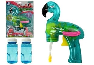 Burbuļu pūtējs “Flamingo”, zils cena un informācija | Ūdens, smilšu un pludmales rotaļlietas | 220.lv