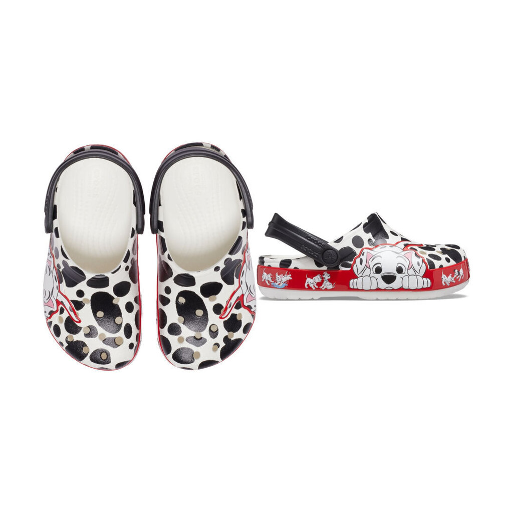 Crocs™ FunLab 101 Dalmatians Clog Kid's 207483 166950 cena un informācija | Gumijas klogi bērniem | 220.lv