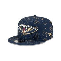 Кепка NBA New Orleans Pelicans с клювом CAP PEL Dark Electric Blue цена и информация | Атрибутика для игроков | 220.lv