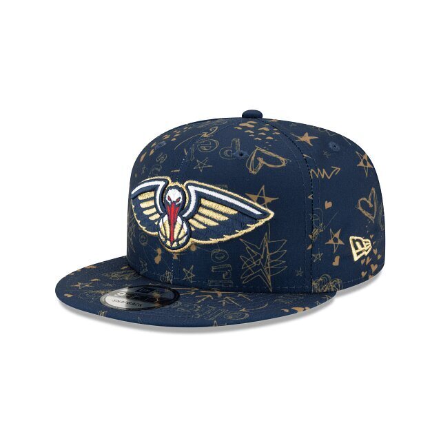 NBA New Orleans Pelicans kepurė su snapeliu CAP PEL Dark Elctric Blue cena un informācija | Datorspēļu suvenīri | 220.lv