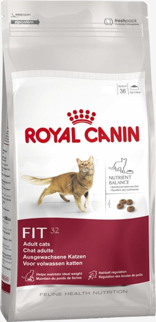 Kaķu barība mēreni aktīviem pieaugušiem kaķiem Royal Canin Fit, 400 g цена и информация | Sausā barība kaķiem | 220.lv