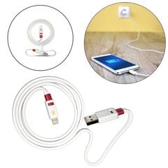 USB-кабель для iPhone, Белого цвета цена и информация | Кабели для телефонов | 220.lv