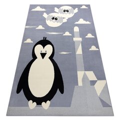 Paklājs BCF FLASH Penguin 3997 - Pingvīns pelēks cena un informācija | Paklāji | 220.lv