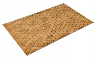 Бамбуковый коврик для ванной 50x80 см цена и информация | Аксессуары для ванной комнаты | 220.lv