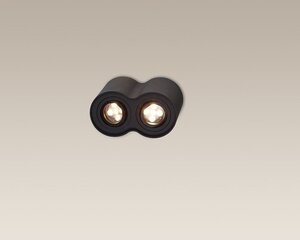 Griestu lampa Maxlight Basic kolekcija melna 2xGU10 C0086 cena un informācija | Griestu lampas | 220.lv