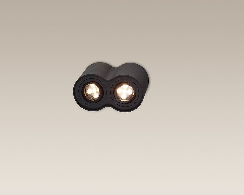 Griestu lampa Maxlight Basic kolekcija melna 2xGU10 C0086 цена и информация | Griestu lampas | 220.lv