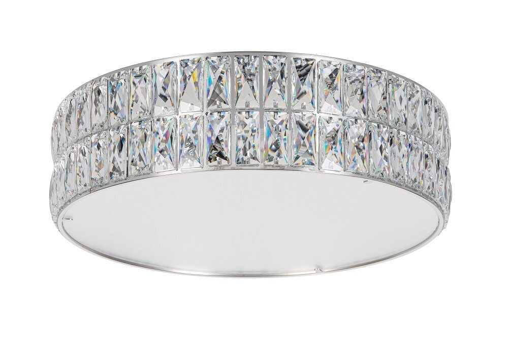 Griestu lampa Maxlight Diamante kolekcija hroma krāsā ar kristāliem &Oslash;38cm 5xG9 C0121 cena un informācija | Griestu lampas | 220.lv