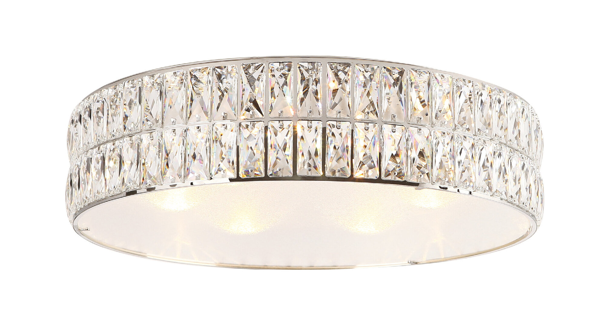 Griestu lampa Maxlight Diamante kolekcija hroma krāsā ar kristāliem &Oslash;42cm 6xG9 C0122 cena un informācija | Griestu lampas | 220.lv