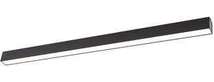 MAXLIGHT C0175 LAMPA SUFITOWA LINEAR BLACK 36W 4000K цена и информация | Потолочные светильники | 220.lv