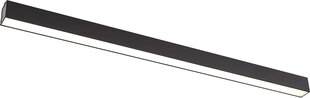 MAXLIGHT C0175D LAMPA SUFITOWA LINEAR BLACK 36W 4000K ŚCIEMNIALNA цена и информация | Потолочные светильники | 220.lv