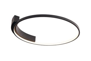 Griestu lampa Maxlight Velvet kolekcija melna riņķveida &Oslash;60cm 38W 3000K C0198 cena un informācija | Griestu lampas | 220.lv