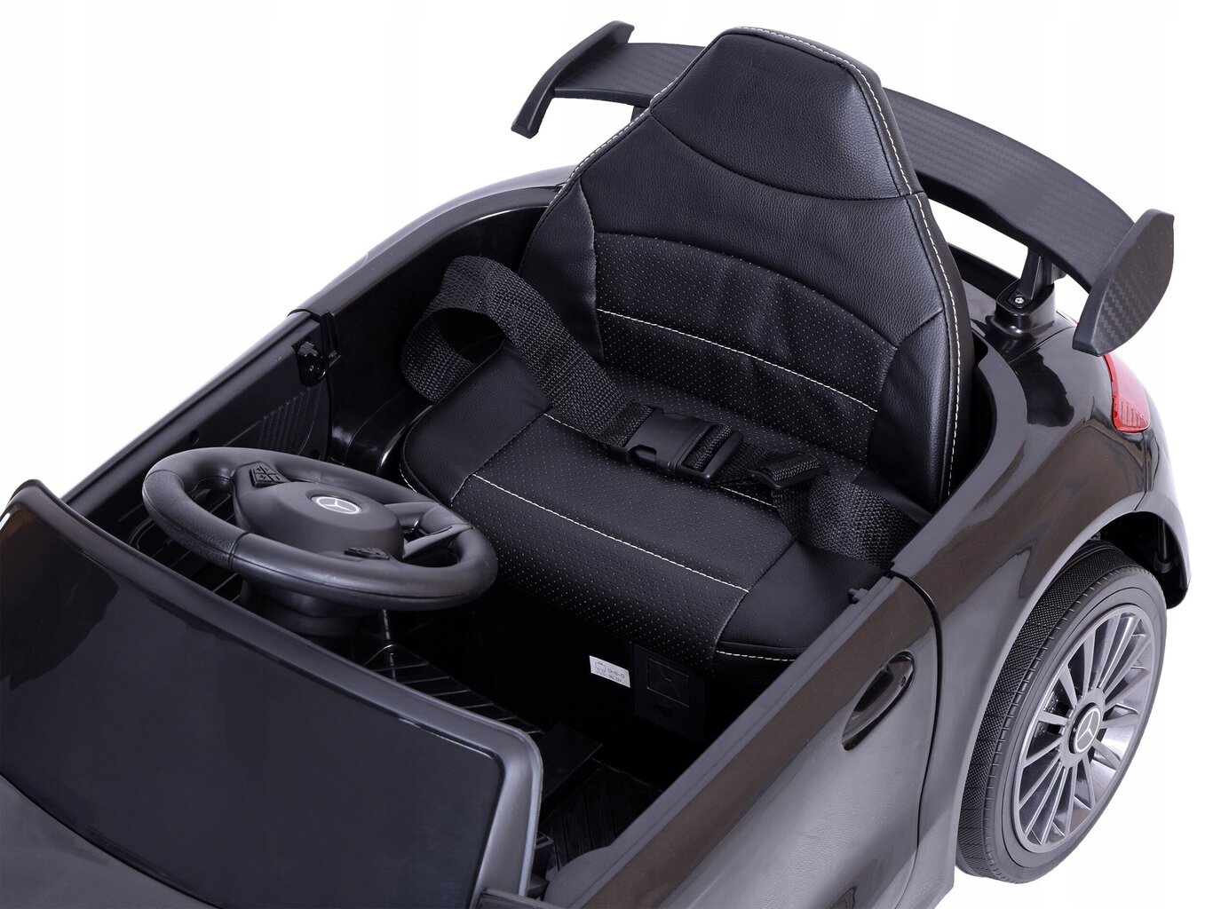 MERCEDES AMG GTR elektroauto, melns цена и информация | Bērnu elektroauto | 220.lv