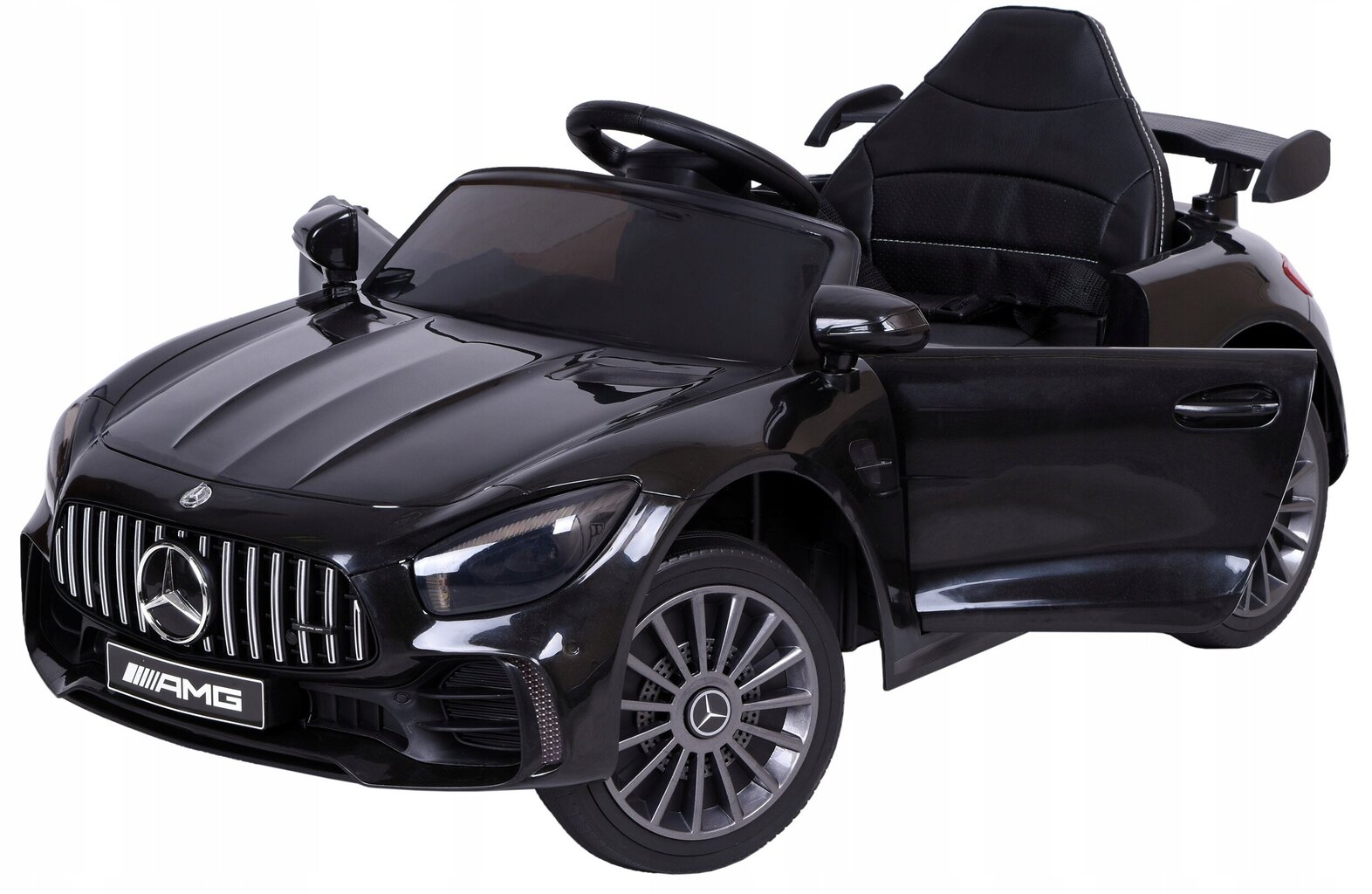 MERCEDES AMG GTR elektroauto, melns cena un informācija | Bērnu elektroauto | 220.lv