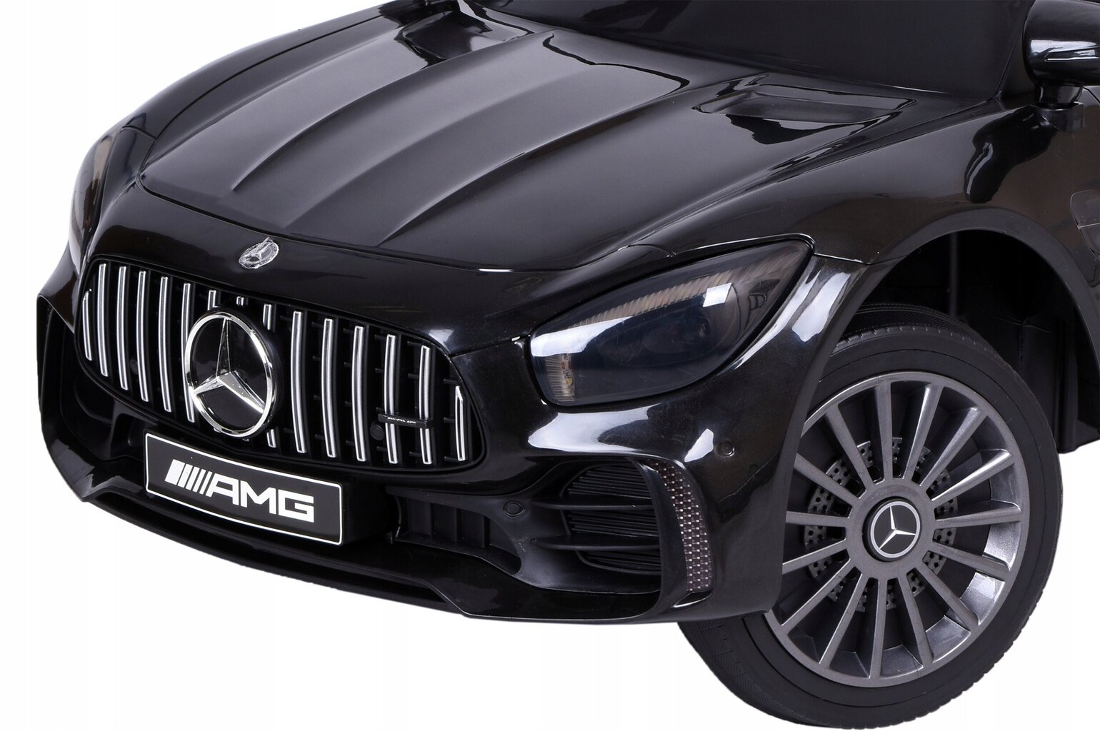 MERCEDES AMG GTR elektroauto, melns cena un informācija | Bērnu elektroauto | 220.lv