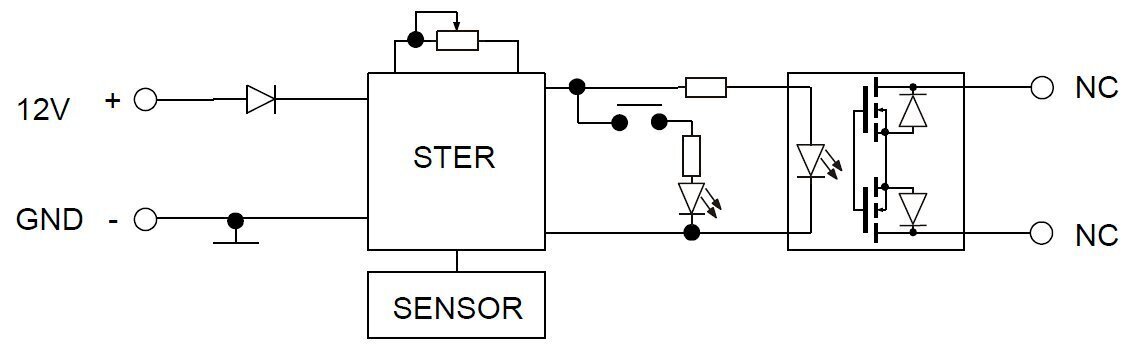 Vibrāciju sensors CD-1 cena un informācija | Drošības sistēmas, kontrolieri | 220.lv