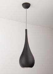 Griestu lampa Maxlight Drop kolekcija melnā krāsā 1xE27 P0233 cena un informācija | Lustras | 220.lv