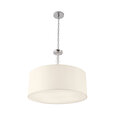 Griestu lampa Maxlight Elegance kolekcija hroma krāsā ar baltu abažūru 4xE27 P0061