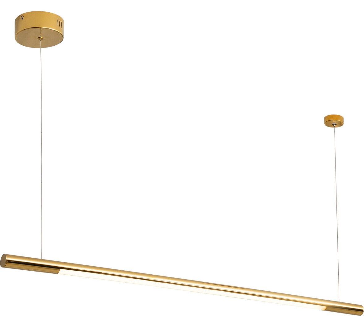 Griestu lampa Maxlight Organic kolekcija zelta krāsā 16W 3000K 100cm P0356 cena un informācija | Piekaramās lampas | 220.lv