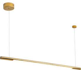 Griestu lampa Maxlight Organic kolekcija zelta krāsā 16W 3000K 100cm dimmējama P0356D cena un informācija | Piekaramās lampas | 220.lv