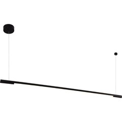 Griestu lampa Maxlight Organic kolekcija melnā krāsā 26W 3000K 150cm dimmējama P0358D cena un informācija | Lustras | 220.lv