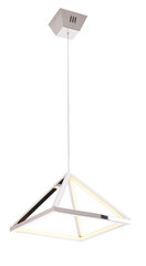 Griestu lampa Maxlight Peak kolekcija hroma krāsā trijstūrveida 30x30cm 20W 3000K P0273 cena un informācija | Lustras | 220.lv