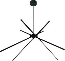 Griestu lampa Maxlight Spider kolekcija melna &Oslash;114cm 33W 3000K P0412 cena un informācija | Lustras | 220.lv