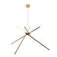 Griestu lampa Maxlight Spider kolekcija zelta krāsā Ø114cm 33W 3000K P0457
