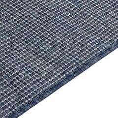 vidaXL āra paklājs, 80x150 cm, zils cena un informācija | Paklāji | 220.lv
